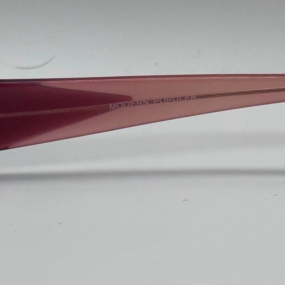Modern Popular‎ Womens Eyeglasses Frame for Prescription Lenses Burgundy Pink